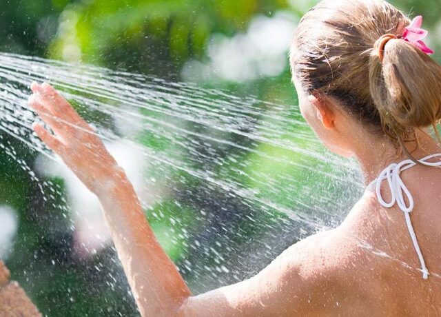 Shower After a Spray Tan