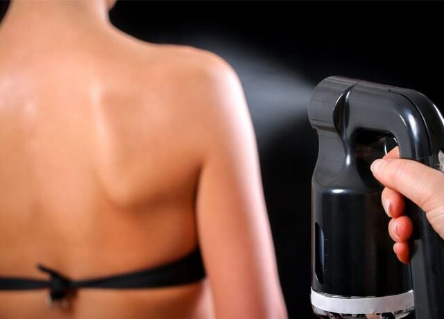 What is spray tanning