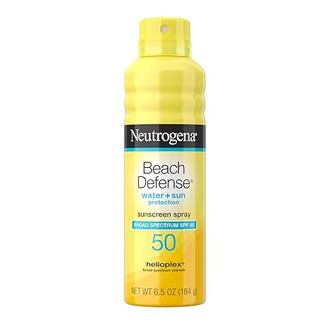 Neutrogena Beach Defense Body Spray Sunscreen with Broad Spectrum SPF 50