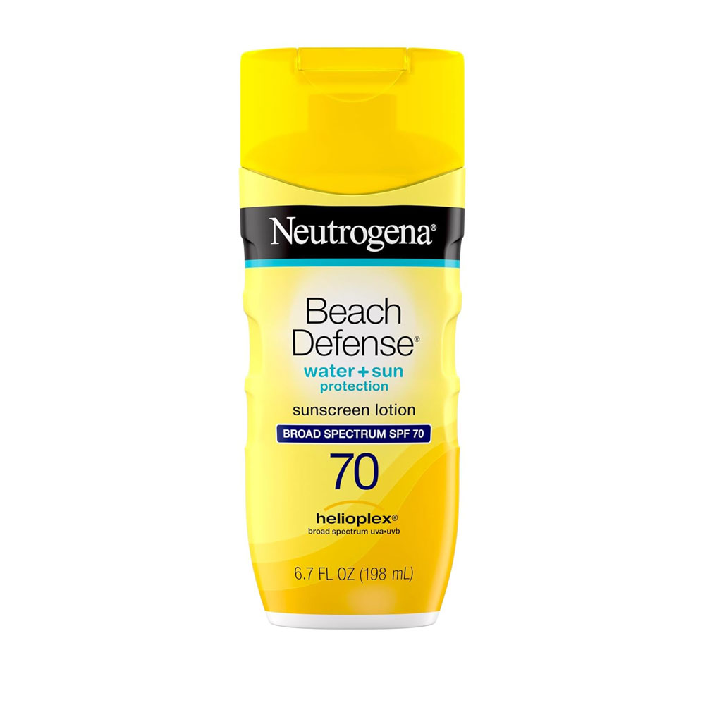 Neutrogena Beach Defense Face and Body Sunscreen Lotion with Broad Spectrum SPF 70
